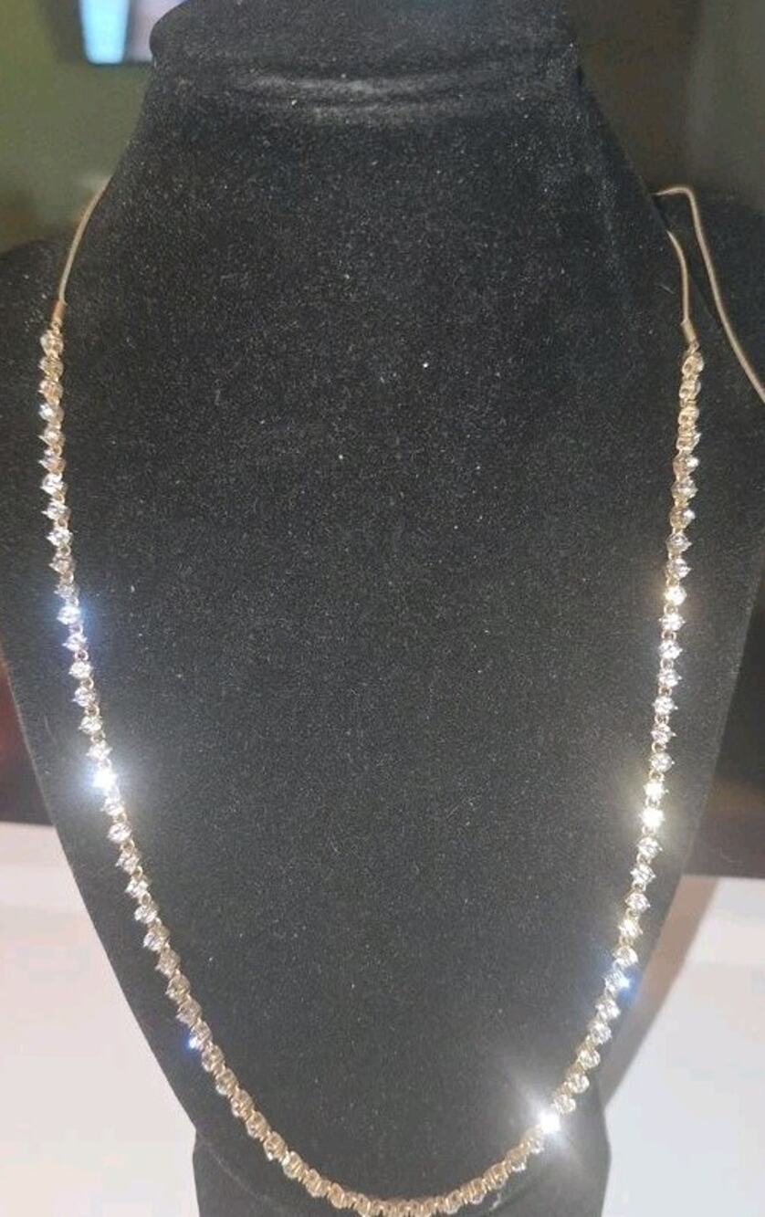 Loft Gold-Tone Rhinestone Necklace